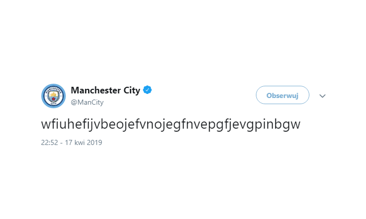 Tak na Twitterze Man City skomentował odpadnięcie z LM! :D
